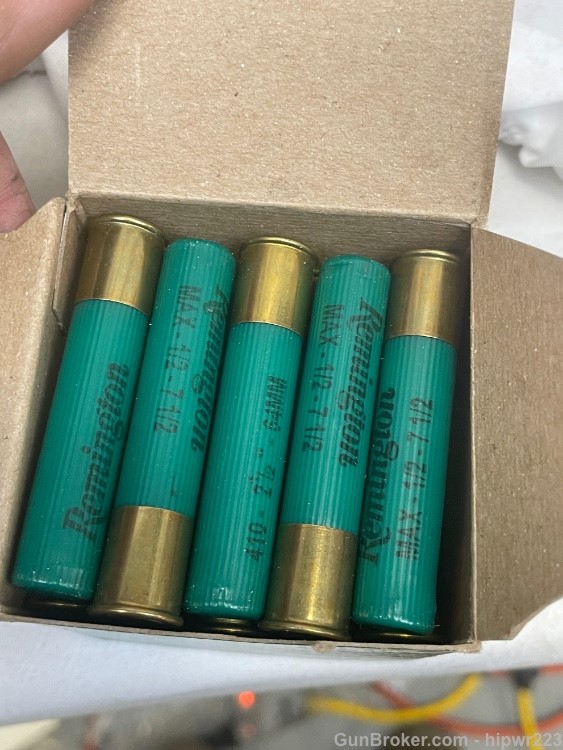 410 Ga shotgun shell lot. Vintage 84 rounds total Remington Shotgun
