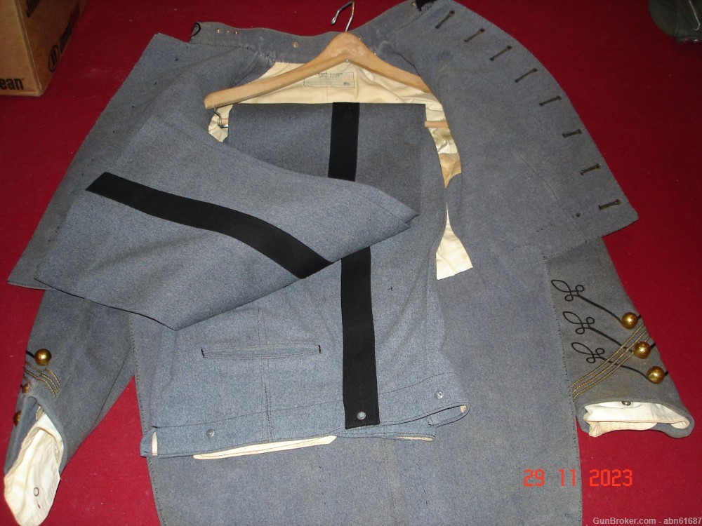 40's - 50's US West Point Military Academy complete uniform high rank-img-2