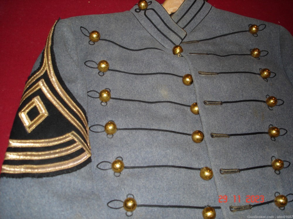 40's - 50's US West Point Military Academy complete uniform high rank-img-1