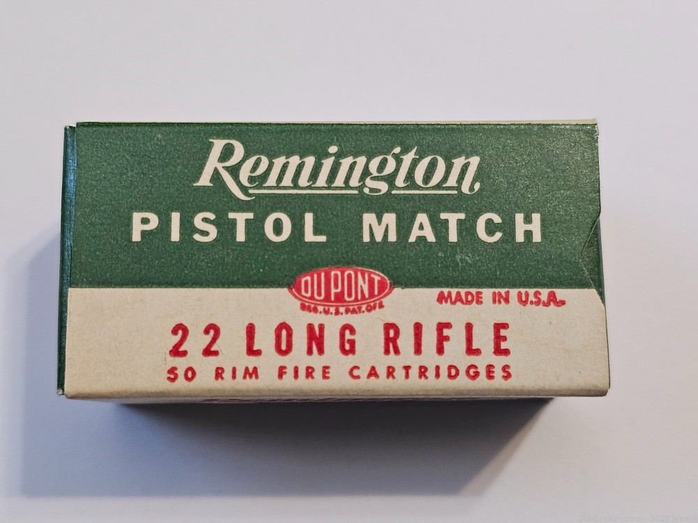 Vintage Remington 22 Long Rifle Pistol Match -img-0