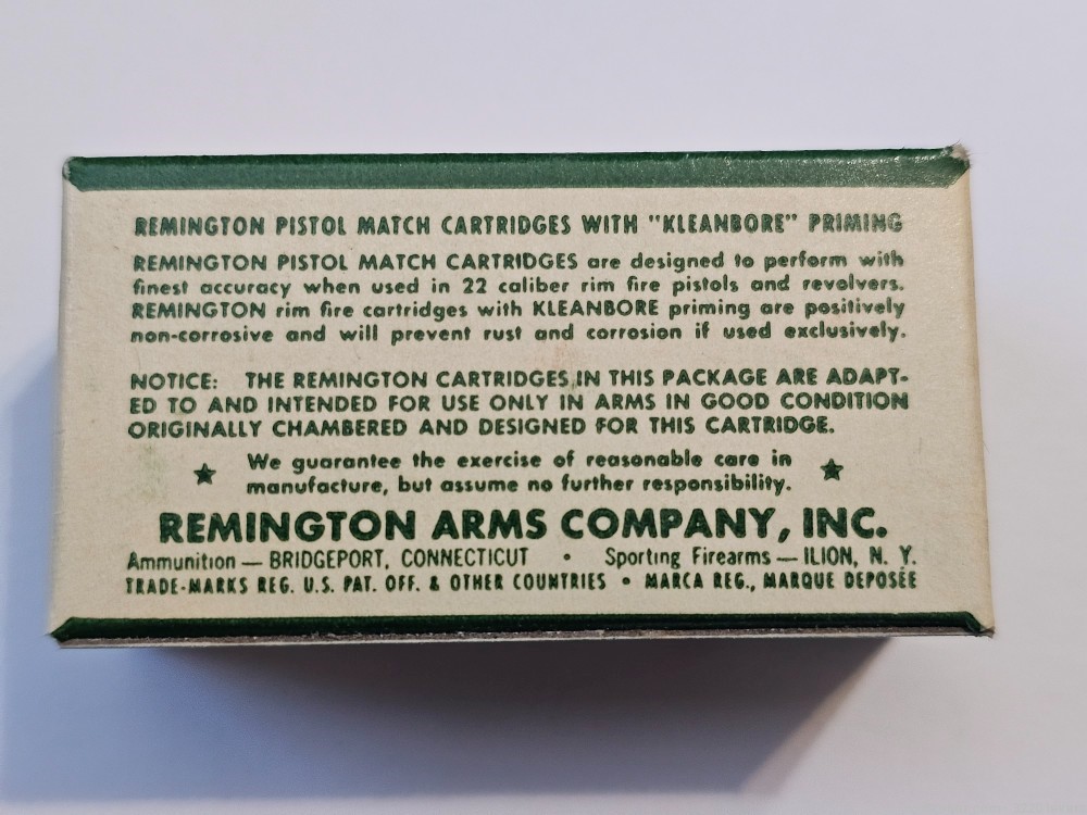 Vintage Remington 22 Long Rifle Pistol Match -img-2