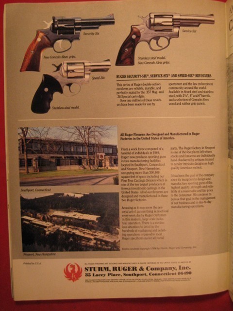 American West Magazine Ruger 1986 Catalog Manual-img-7