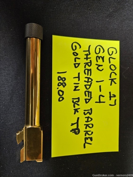 glock 17 gold threaded barrel 9mm-img-0