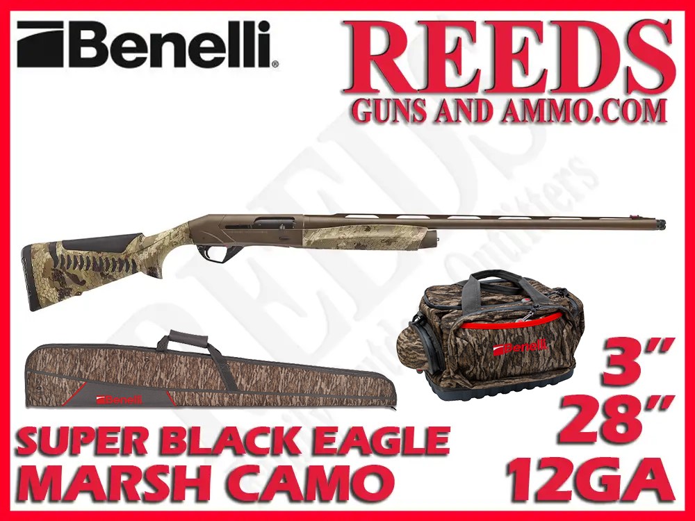 Benelli Super Black Eagle 3 Marsh Camo Patriot Brown 12 Ga 3in 28in 11240-img-0