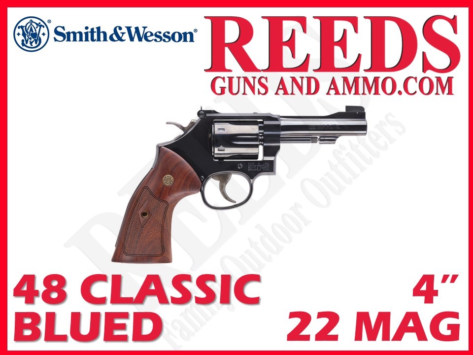 Smith & Wesson 48 Classic Blued 22 Mag 4in 6 Shot 150717-img-0