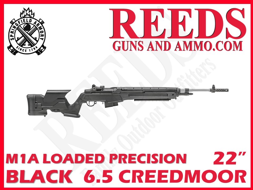 Springfield M1A Loaded Precision Black 6.5 Credmoor 22in MP9826C65-img-0