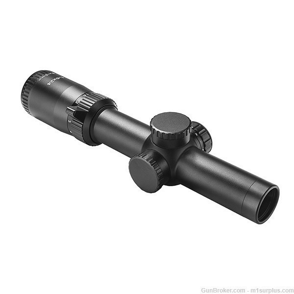 SALE ! NcSTAR 1-6X24 illuminated Rifle Scope + Mounts fits Ruger LC Carbine-img-3