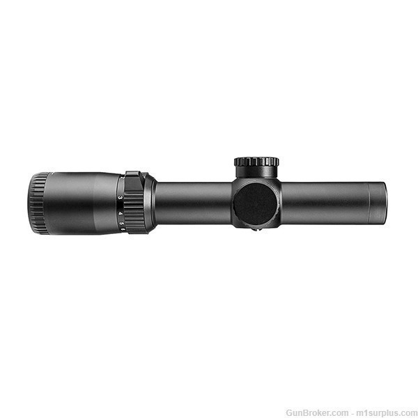 SALE ! NcSTAR 1-6X24 illuminated Rifle Scope + Mounts fits Ruger LC Carbine-img-1
