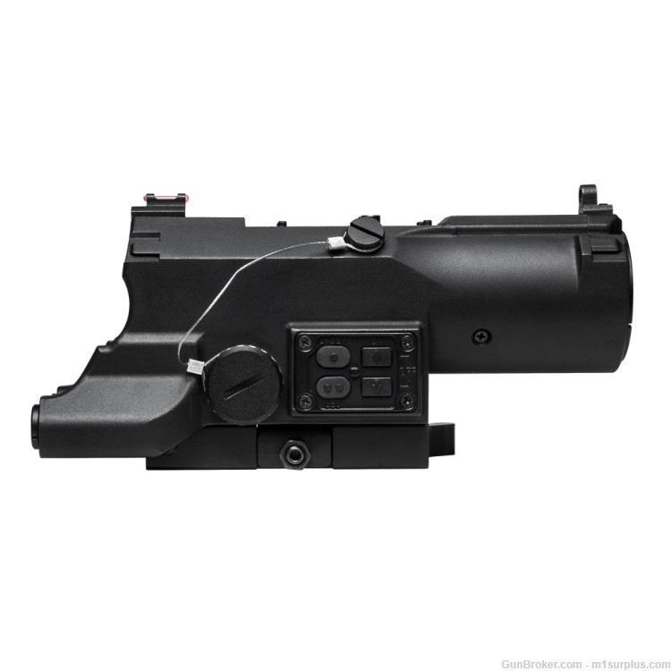  VISM ECO 4X34 illuminated Scope w/ Green Laser for Ruger 5.7x28 LC Carbine-img-0