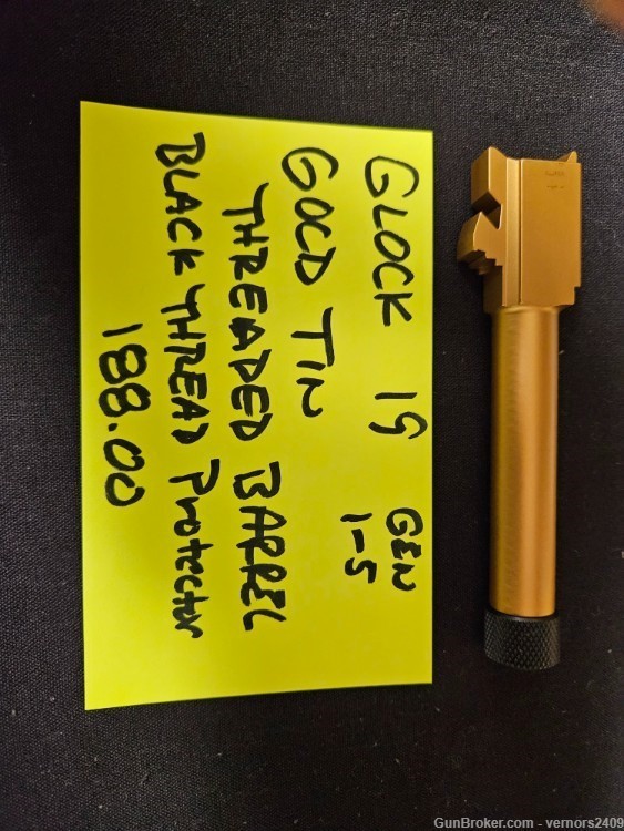 glock gold threaded barrel 19 9mm glock 19 19x 45-img-0