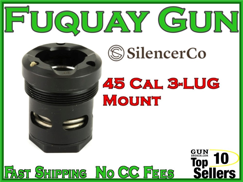 SilencerCo 45 Cal 3-Lug Mount AC2448 Trilug-img-0