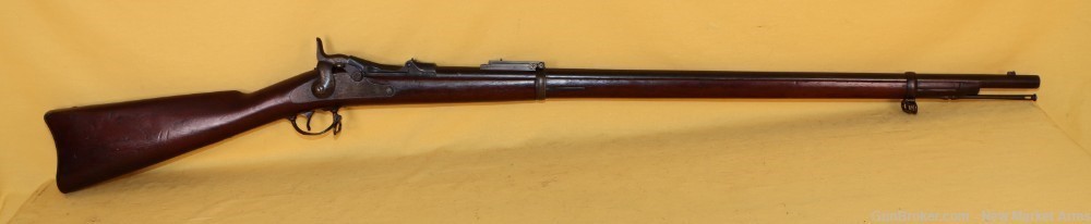 Scarce ID'd Springfield Model 1873 Trapdoor Rifle, Philippines War-img-2