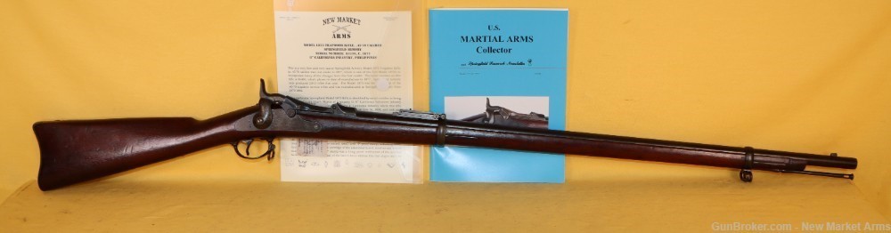 Scarce ID'd Springfield Model 1873 Trapdoor Rifle, Philippines War-img-88