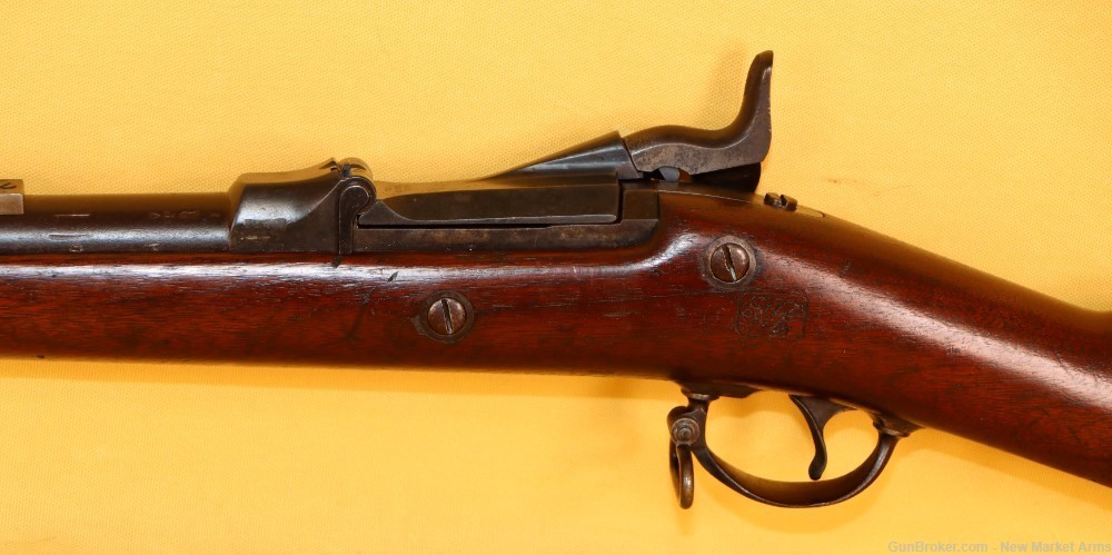 Scarce ID'd Springfield Model 1873 Trapdoor Rifle, Philippines War-img-15