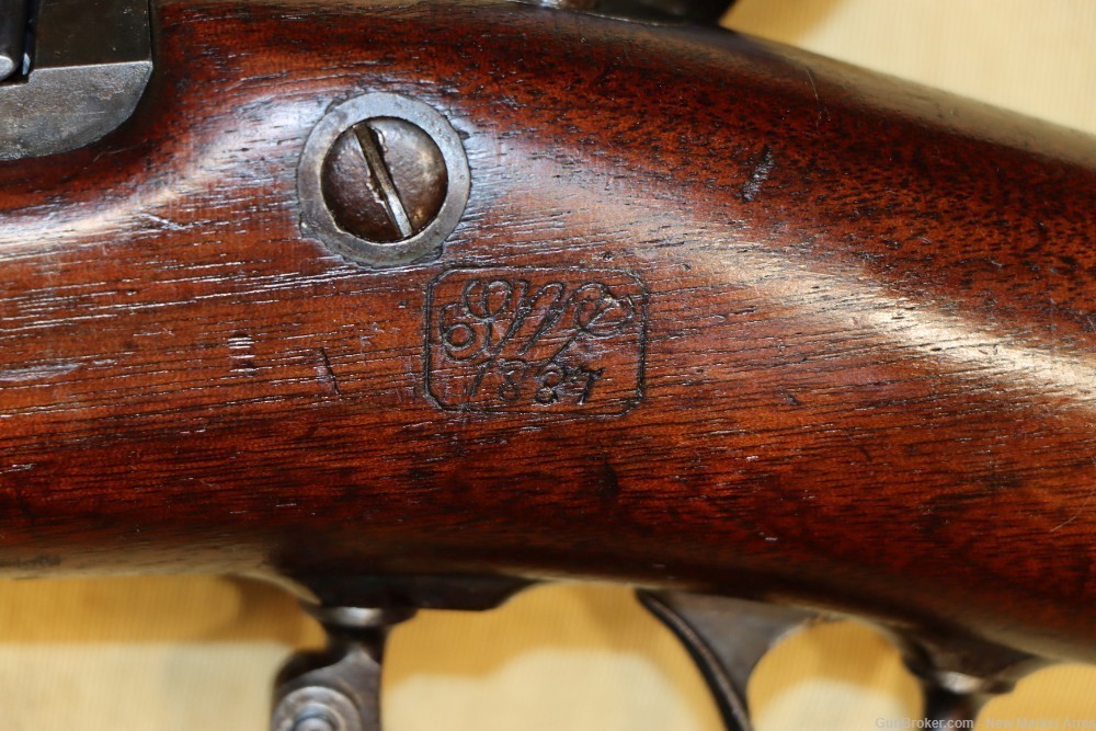 Scarce ID'd Springfield Model 1873 Trapdoor Rifle, Philippines War-img-62