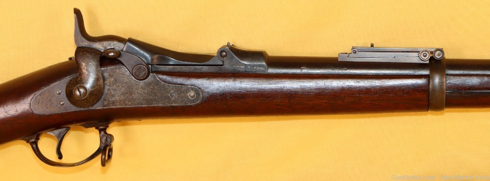 Scarce ID'd Springfield Model 1873 Trapdoor Rifle, Philippines War-img-4