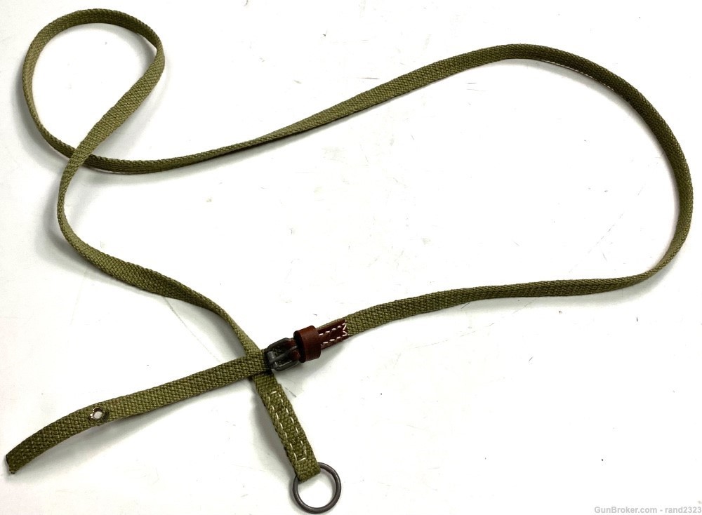 WWII GERMAN WALTHER P38 PISTOL WEB CARRY LANYARD-img-0