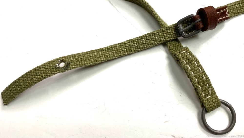 WWII GERMAN WALTHER P38 PISTOL WEB CARRY LANYARD-img-2