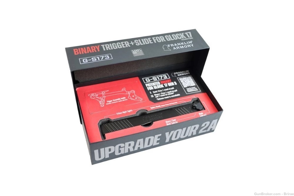 Franklin armory g s173 glock binary trigger for glock 17 gen 3