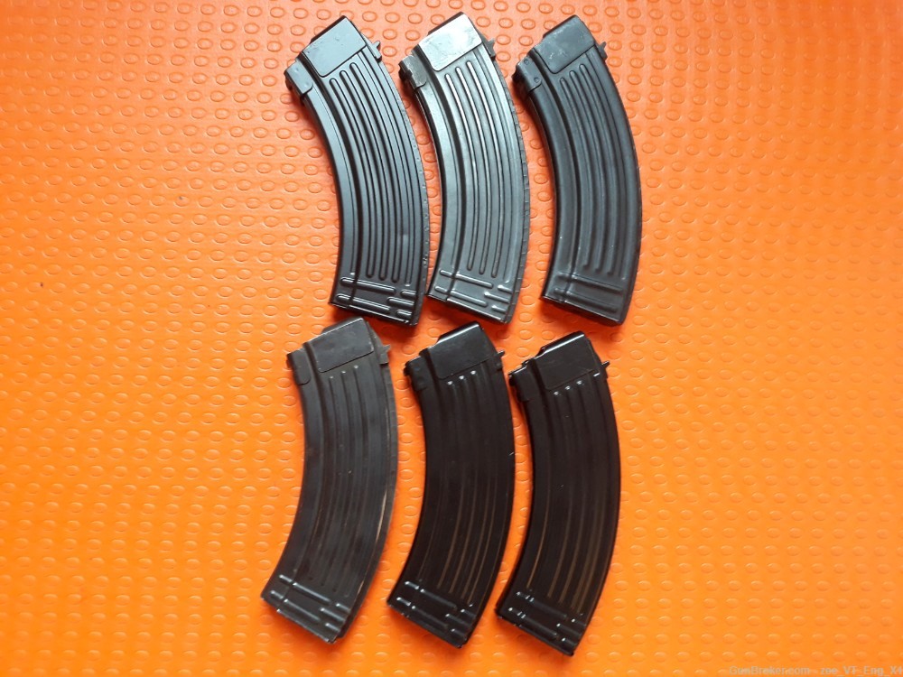 AK-47 Eastern Bloc 30 Round Steel Magazines Lot of 6 Items-img-3