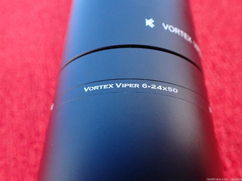 Vortex Viper PST 6-24x50 Scope FFP w/ EBR-1 (MRAD) Red Illuminated Reticle -img-9