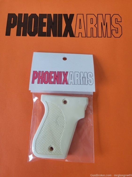 Phoenix Arms HP22A, HP25A, HP22, HP25, 22LR 25ACP Faux Ivory/Bone Grips-img-0