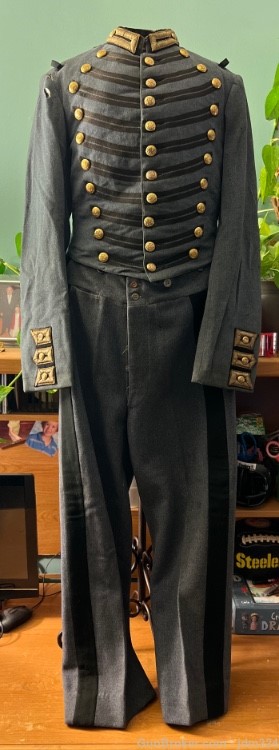 Maryland Civil War Era Uniform with matching trousers & Identified Sword -img-0