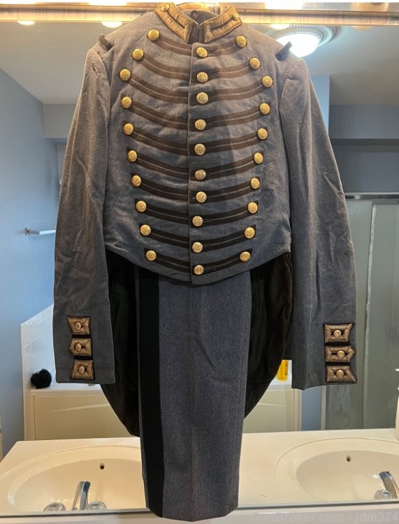 Maryland Civil War Era Uniform with matching trousers & Identified Sword -img-29