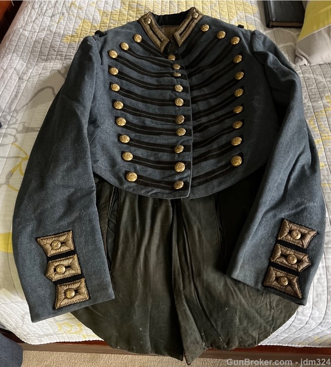 Maryland Civil War Era Uniform with matching trousers & Identified Sword -img-31
