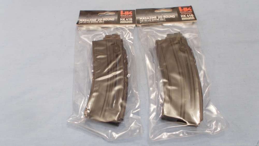 [2] Walther Magazines for HK 416  .22LR 20rd Black part# 577-608 NOS-img-4