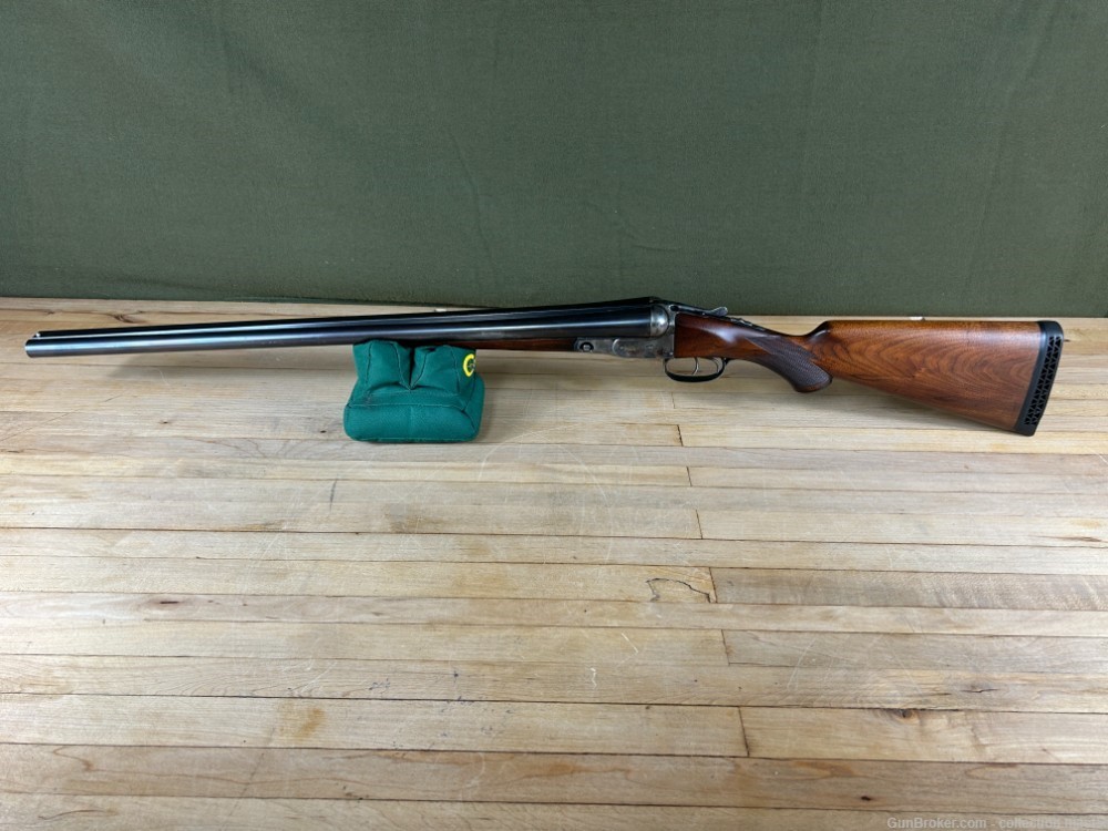 1920 Parker Bros Double Barrel Shotgun 12 Gauge 26.5" SXS Brother Engraved -img-0