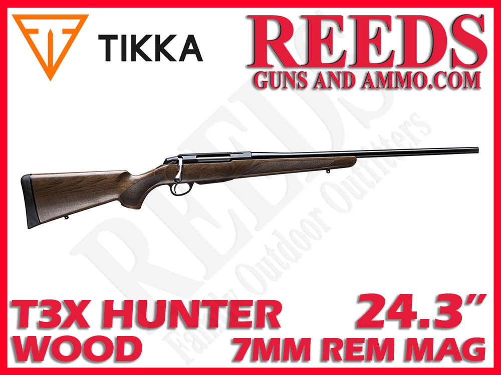 Tikka T3X Hunter Wood 7mm Rem Mag 24.3in JRTXA370-img-0
