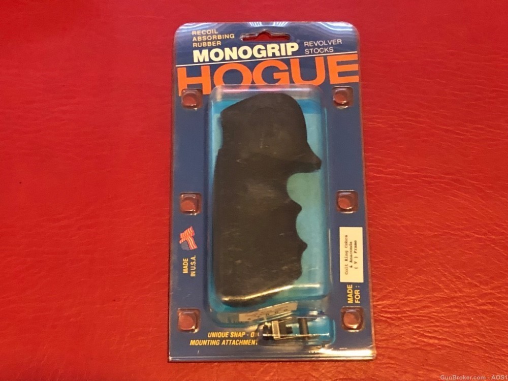Hogue Rubber Monogrip Colt Anaconda & King Cobra NOS 47000-img-0