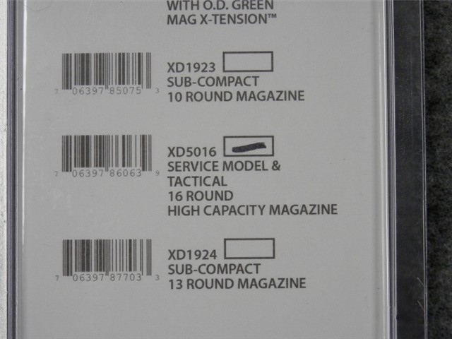SPRINGFIELD XD 9 FACTORY 9mm 16rd MAGAZINE XD5016-img-1