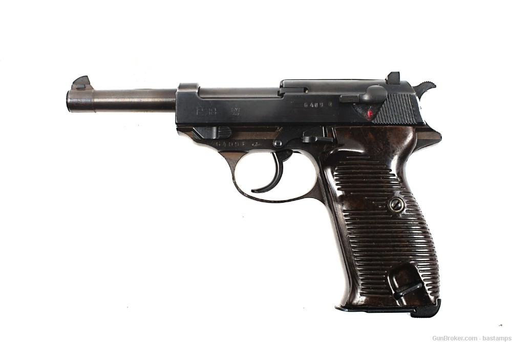 WWII German Mauser BYF44 P38 9mm Semi-Auto Pistol – SN: 6409t (C&R)-img-0