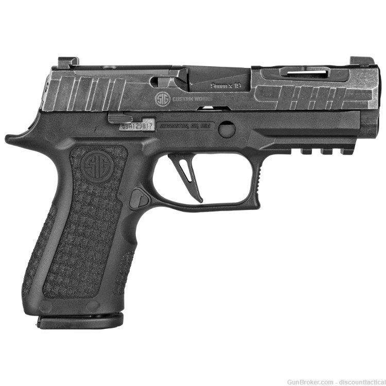 Sig Sauer 320V001 P320 XCompact Spectre 9mm Luger 3.90" 15+1 Black Frame Di-img-2