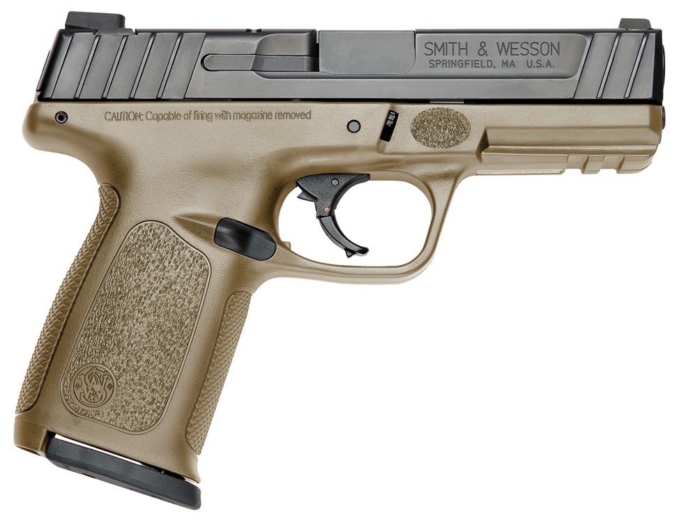 Smith & Wesson SD40VE 40S&W 14+1 4 BLK/FDE FS -img-1