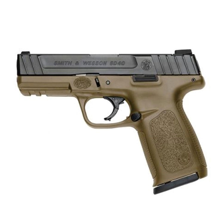 Smith & Wesson SD40VE 40S&W 14+1 4 BLK/FDE FS -img-0