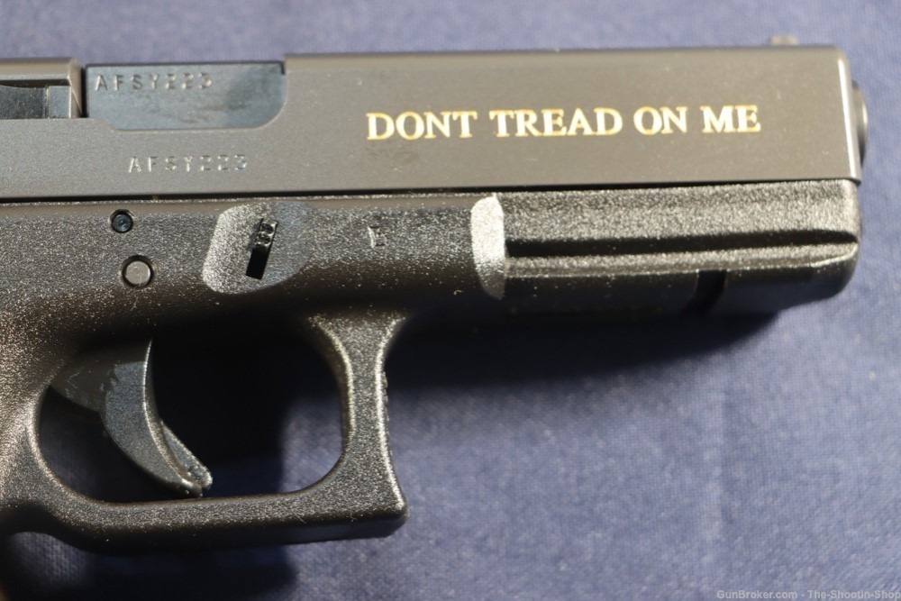 Glock Model G17 GEN3 Pistol 9MM 17RD 17 GEN 3 GADSDEN Engraved Dont Tread-img-9