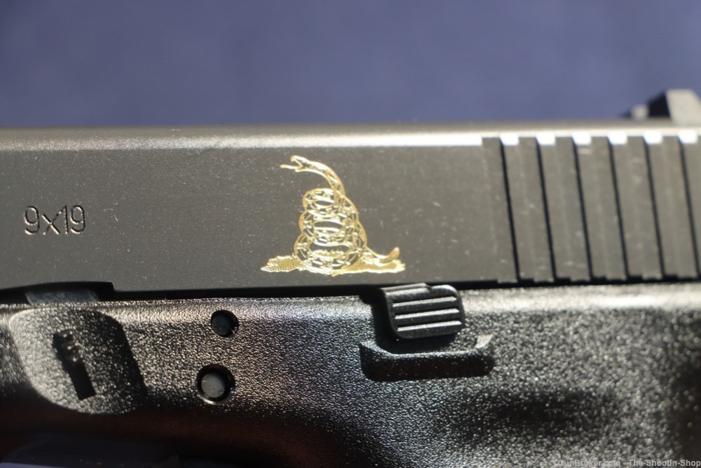 Glock Model G17 GEN3 Pistol 9MM 17RD 17 GEN 3 GADSDEN Engraved Dont Tread-img-17