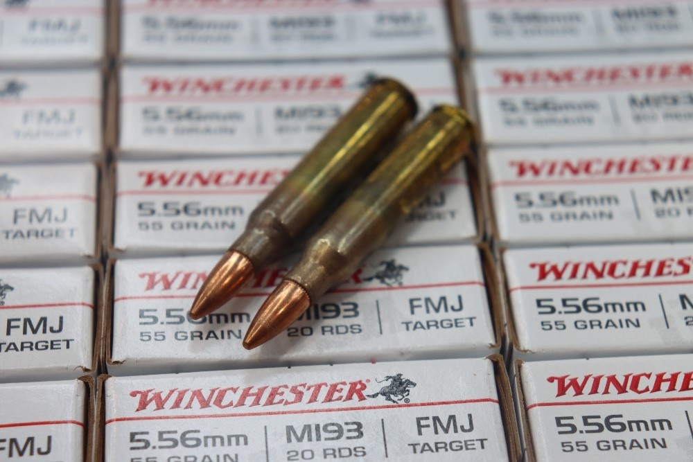 Winchester 5.56MM Rifle Ammunition 1000RD Ammo Case 55GR FMJ LAKE CITY M193-img-5
