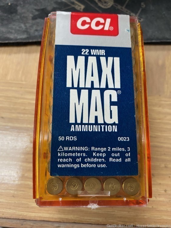 Vintage CCI Maxi Mag .22 Magnum 50rd 0023 50rds-img-0