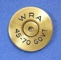 Winchester WRA 45-70 GOVT  Cartridge Hat Pin  Tie Tac Ammo Bullet-img-0