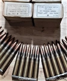 8mm Mauser 7.92x57 FMJ MILSURP Ammo on STRIPPER CLIPS - 45 ROUNDS-img-0