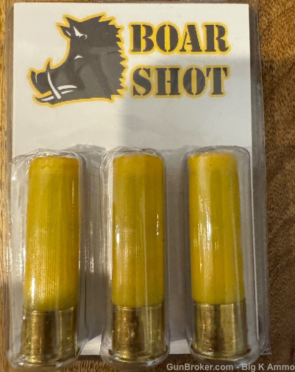 20 GAUGE Boar Shot for LARGE & DANGEROUS GAME ( contains x2- 279 Gr balls)-img-0