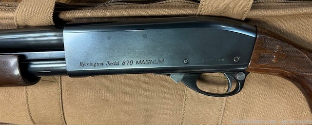 Remington, 870, Magnum,Wingmaster,12ga, 2 barrels, soft case,papers-img-9