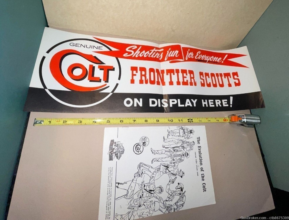 Colt Frontier Scout Banner Evolution of Colt Pamphlet Police Price Guide-img-0
