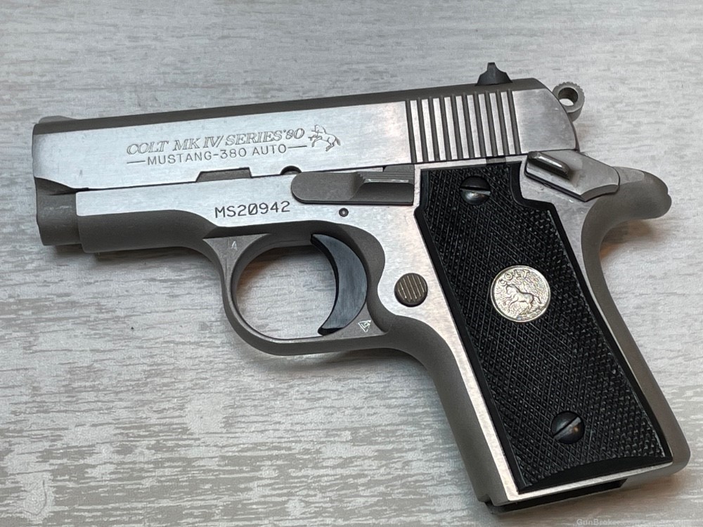 Colt Mustang 380 ACP Stainless As New H169-img-1