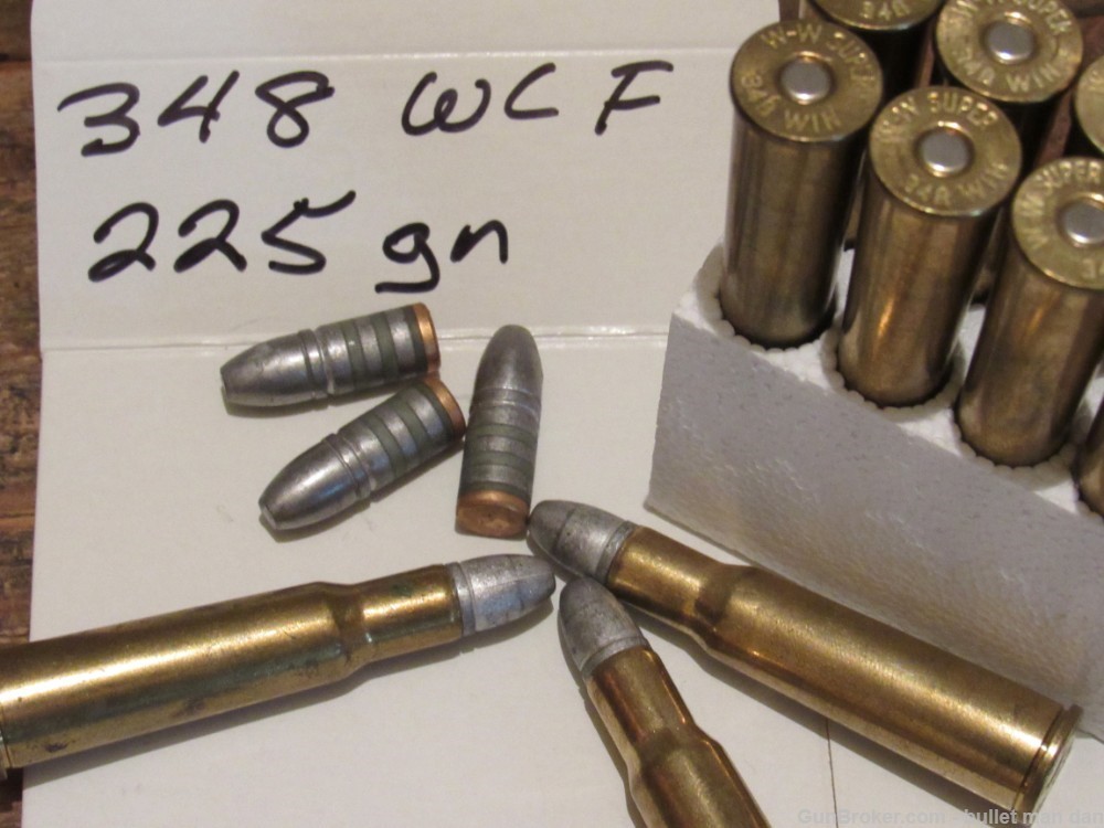 348 Win ammo 225gn bullets-img-0