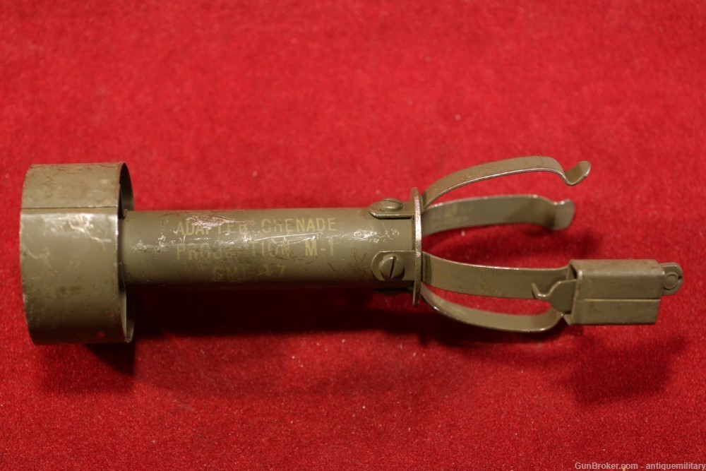 US WW2 Grenade Adapator - 4 prong - Dated 1945-img-0